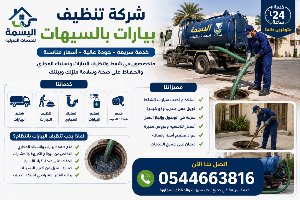 البسمة لجميع خدمات التنظيف وتنظيف البيارات